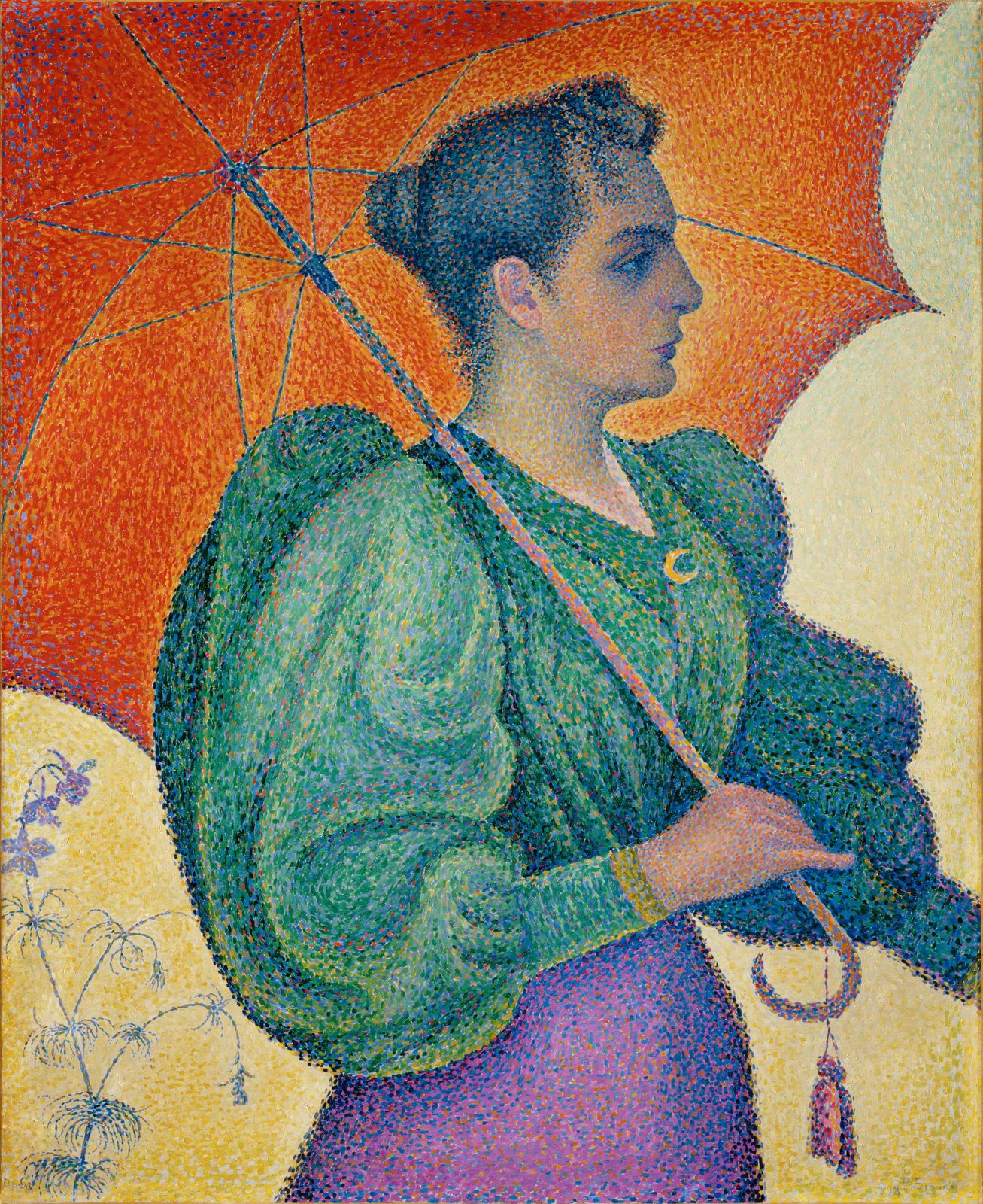Поль Синьяк - Женщина с зонтиком